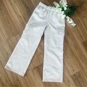 Faded Rose Cargo Sweatpants